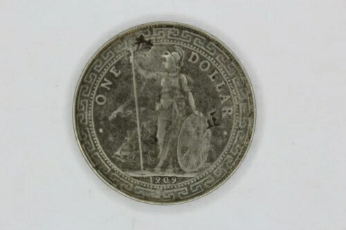 1909年B 英国貿易ドル (KM# T5 )-