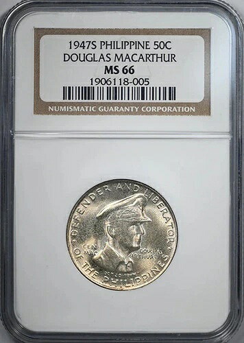 1947年-南フィリピン 50C センタボス NGC MS66 - ダグラス概要-