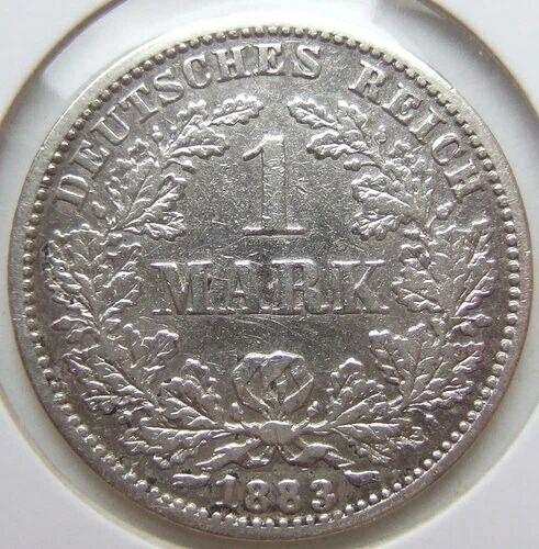 コイン ドイツ帝国 カイザーライヒ シルバー 1 マーク 1883 G 非常に上質/上質｜WORLD RESOURCE【QUEEN店】