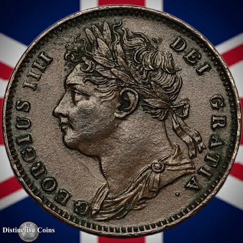 イギリス 1826 ファーシング 1/4d GB3330
