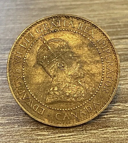 カナダ1910セントエラー? ミントマークなしレアミックスブロンズでストラック可能-