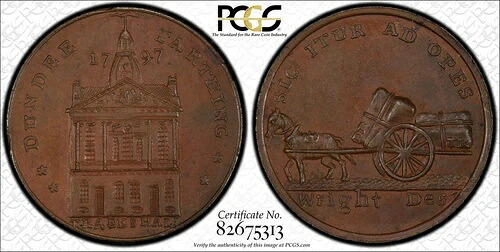 1797 コンダーウォーク PCGS MS-62 BN DH-42 アンガス シャーダンディー
