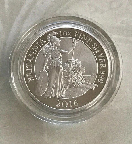 Simply Coins ~ 2016 シルバー プルーフ ブリタニア 1オンス 2ポンドコイン