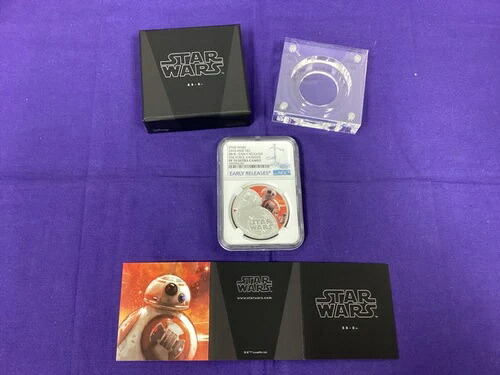 2016年 ニウエ スターウォーズ フォースの覚醒 BB-8 1オンス シルバー 箱付き COA