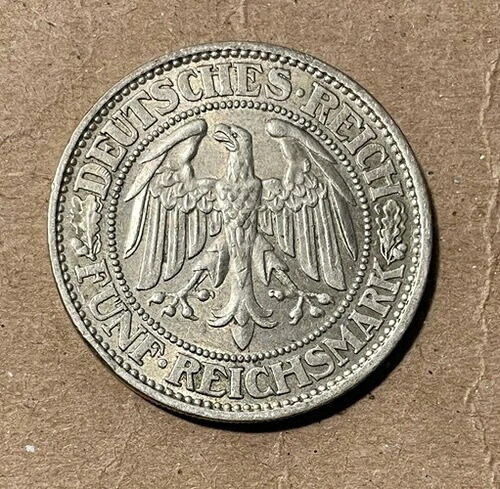 ドイツ - 1931-A 大型銀貨（オークツリー）5マルク - 人気