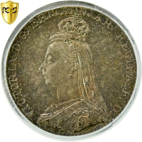[#481949] イギリス、ヴィクトリア、ペニー、1891年、ロンドン、マウンディ、銀、PCGS、PL