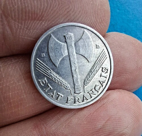 50サンチーム・バゾール 1943年 B、未使用！ 価値 SUP 90? SPL 150? FDC 300?
