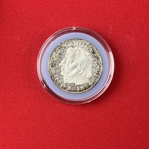 ドイツ連邦共和国 ヨハン・ゴットリープ・フィヒテ 銀貨 5マルク 1964年 Jプルーフ