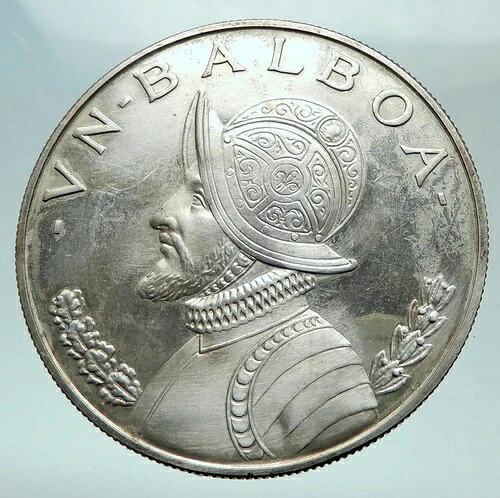 1971年 パナマ ラージシルバー コンキスタドール アンティーク 純正シルバー バルボアコイン i81477 58,740円