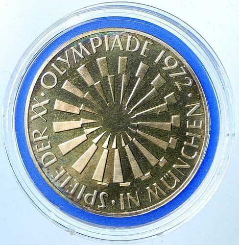 1972年 ドイツ ミュンヘン夏季オリンピック SPIRAL PRF 銀貨 10マルク i109681｜WORLD RESOURCE【QUEEN店】