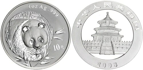 中国 10元 2003年 パンダ 1オンス 純銀 未流通 127991｜WORLD RESOURCE【QUEEN店】 58,740円