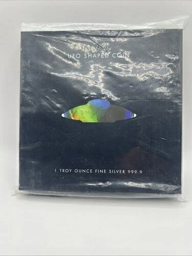 UFO空飛ぶ円盤 ? 2020年 1オンス純銀UFO型ホログラムコイン ? ソロモン