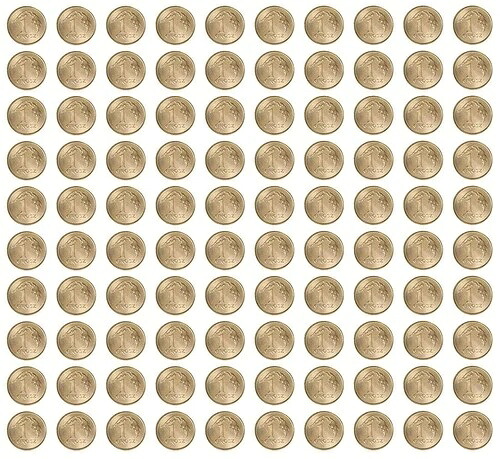 ポーランド 1 Grosz、2018年、Y #923、ミント X 1000 PCS