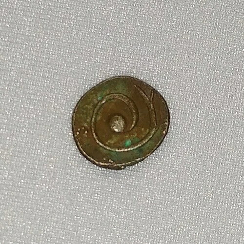 カンボジア ? 1 Pe ? 1604-1830 ? ハスの種タイプ ? Billon ? 非常に珍しい！
