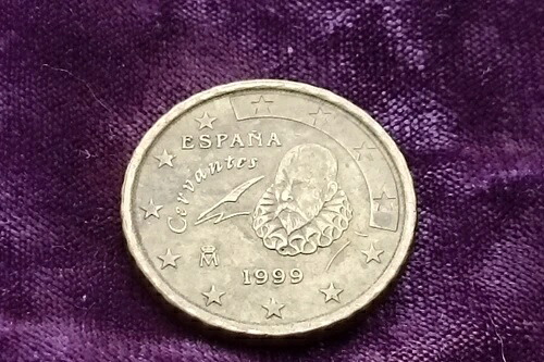 10ユーロセント硬貨 スペイン 1999年 エスパニャ・セルバンテス??送料無料