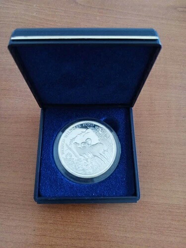 キプロス 1986年 WWF ムフロン 銀貨 プルーフ UNC