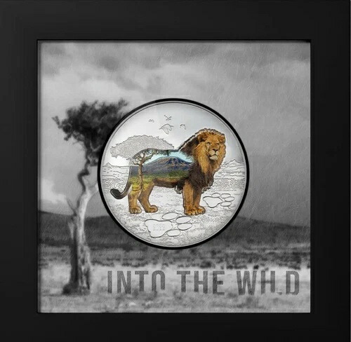 限定鋳造 LION Into The Wild 2オンス シルバーコイン 1000 トグログ モンゴル 2022!