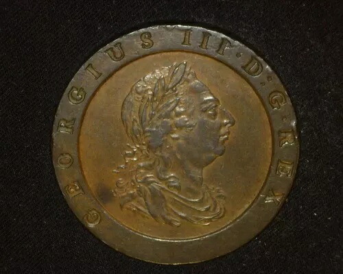 イギリス 1797年 ペニー KM618 非常に良好な状態 ~FCS-238
