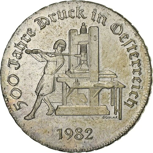 [#1213027] オーストリア、500シリング、1982年、ウィーン、シルバー、MS、KM:2957｜WORLD RESOURCE【QUEEN店】