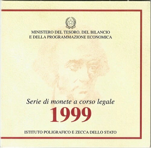 1999年イタリア - 部門別コイン完全年BU