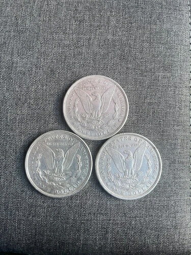 1880- モルガン銀貨 1889- モルガン銀貨 1921- モルガン銀貨