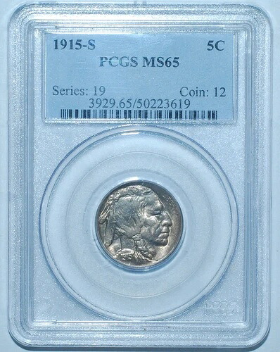 1915 S PCGS MS65 バッファローニッケル｜WORLD RESOURCE【QUEEN店】