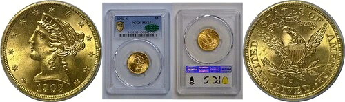 1903-S $5 リバティゴールド PCGS MS-65+ CAC｜WORLD RESOURCE【QUEEN店】