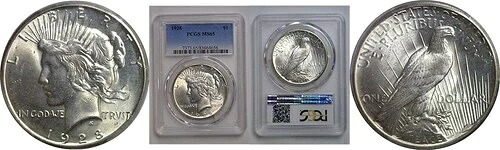 1928年 1ドル 平和ドル PCGS MS-65｜WORLD RESOURCE【QUEEN店】
