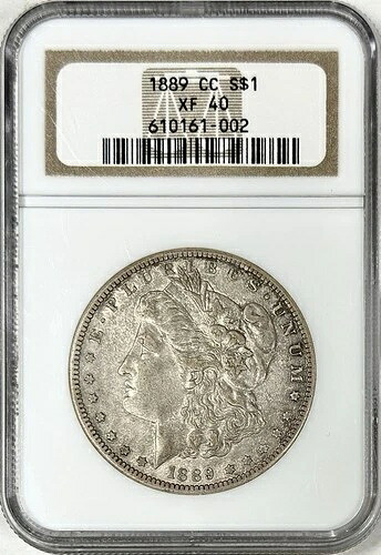 1889 CC モーガン シルバー ドル NGC XF40 キー デート カーソン シティ｜WORLD RESOURCE【QUEEN店】