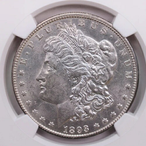 1893-O モルガン銀貨、NGC AU-58、ストアセール番号 GDR050｜WORLD RESOURCE【QUEEN店】