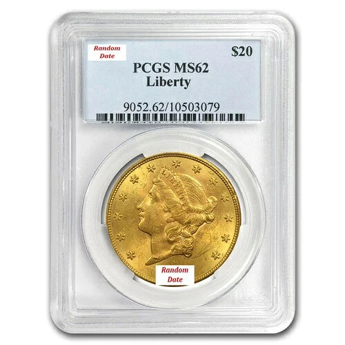 20ドル金貨 リバティ・ダブルイーグル NGC/PCGS 鑑定済みコイン (MS62)｜WORLD RESOURCE【QUEEN店】