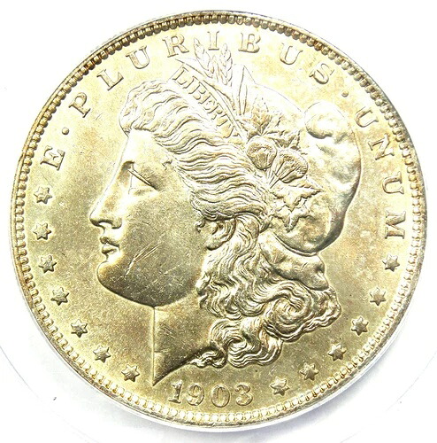 1903-S モルガン シルバー ダラー 1 ドル コイン - ANACS MS60 認定 (UNC)｜WORLD RESOURCE【QUEEN店】