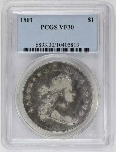 1801年 P シルバードル ドレープ胸像 PCGS VF-30|WORLD RESOURCE【QUEEN店】