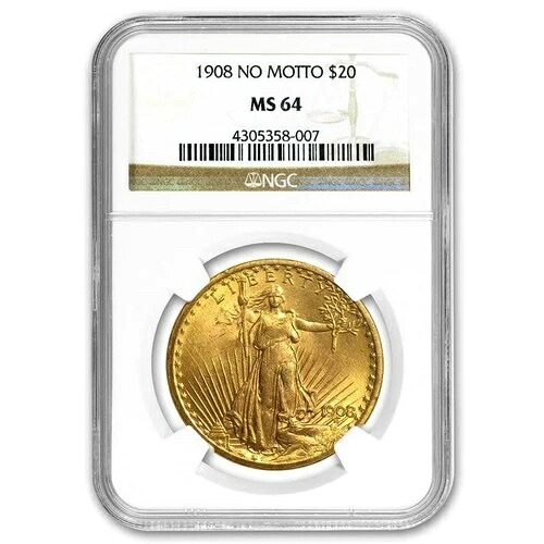 20ドル セント・ゴーデンズ ゴールド ダブルイーグル MS-64 NGC (ランダム)｜WORLD RESOURCE【QUEEN店】