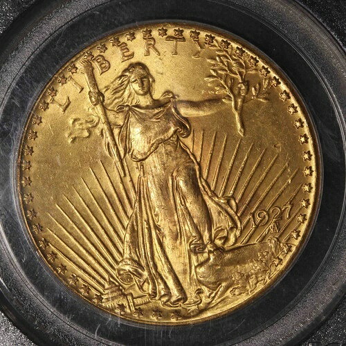 1927年 P ダブルイーグル セントゴーデンス PCGS MS-65｜WORLD RESOURCE【QUEEN店】