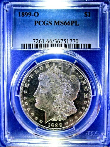 1899 O モーガン ドル (POP 18) レア VAM 11 Ms66 PL カメオ OBV/DCAM DMPL REV PQ|WORLD RESOURCE【QUEEN店】