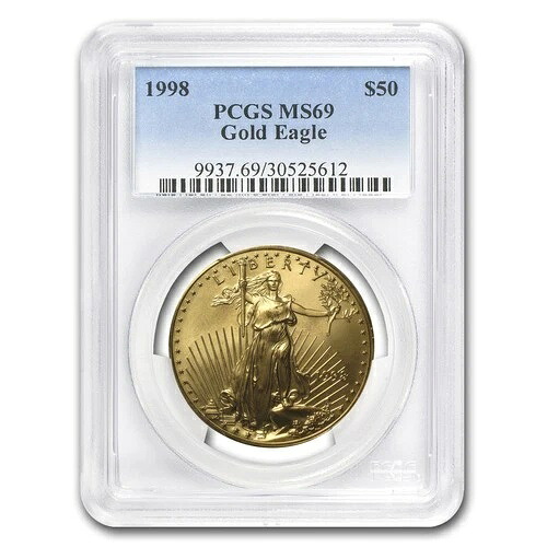 1998年 1オンス アメリカンゴールドイーグル MS-69 PCGS｜WORLD RESOURCE【QUEEN店】