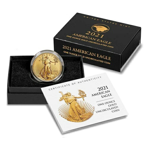 2021 W アメリカンゴールドイーグル タイプ2 バーニッシュ 1オンス $50 OGP｜WORLD RESOURCE【QUEEN店】