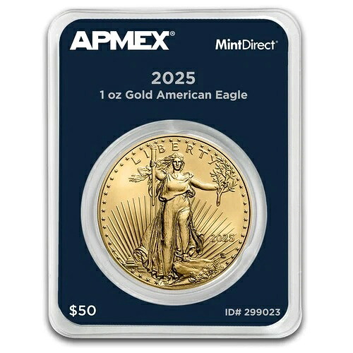 2025 1オンス アメリカンゴールドイーグル (MintDirect? シングル)-｜WORLD RESOURCE【QUEEN店】