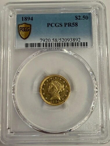 1894年クォーターイーグル 2.50ドル PCGS PR58｜WORLD RESOURCE【QUEEN店】