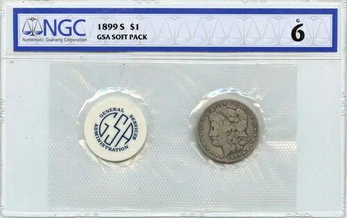 1899-S モルガン・ダラー GSA ソフトパック POP 4｜WORLD RESOURCE【QUEEN店】