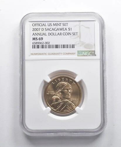 MS69 2007-D サカガウィア・ダラー 年次ドルコインセット NGC *8730｜WORLD RESOURCE【QUEEN店】