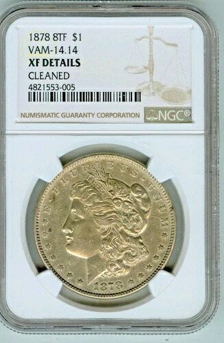 超希少 1878年 8TF NGC XF 詳細 VAM 14.14「アイチップ」モルガン銀貨｜WORLD RESOURCE【QUEEN店】