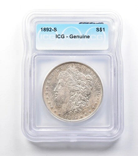1892-S モルガン銀貨 正規品 ICG *9866｜WORLD RESOURCE【QUEEN店】