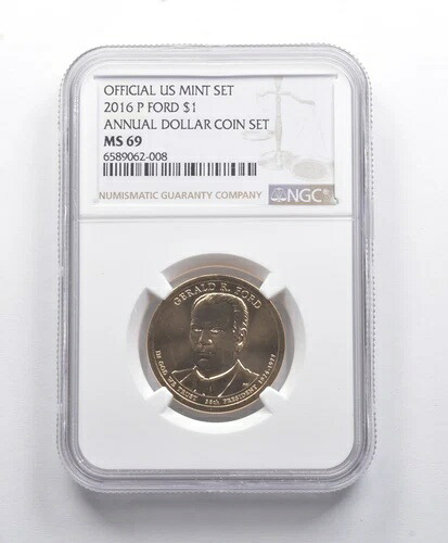 MS69 2016-P ジェラルド・R・フォード大統領記念ドル硬貨セット NGC *8802｜WORLD RESOURCE【QUEEN店】