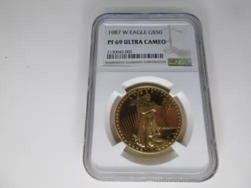 1987年 Wイーグル G$50 NGC PR 69 ウルトラカメオ