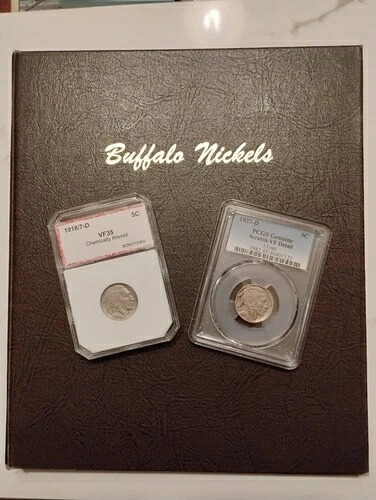 1913年から1938年までのバッファローニッケルの完全セット（1937D 3本足、1918/7D オーバーデイト付き）｜WORLD RESOURCE【QUEEN店】