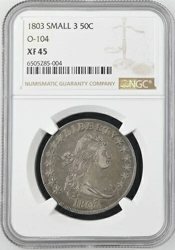 1803 NGC XF45 ドレープバスト ハーフドル 50セント - スモール 3｜WORLD RESOURCE【QUEEN店】