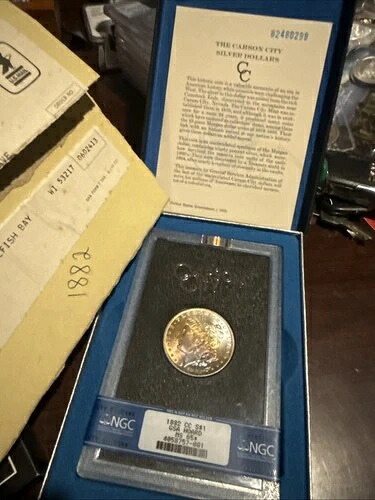 1882年-CC モルガン・ダラー GSA ホード NGC MS65 ?? スター！オリジナルボックス付き！素晴らしい音質