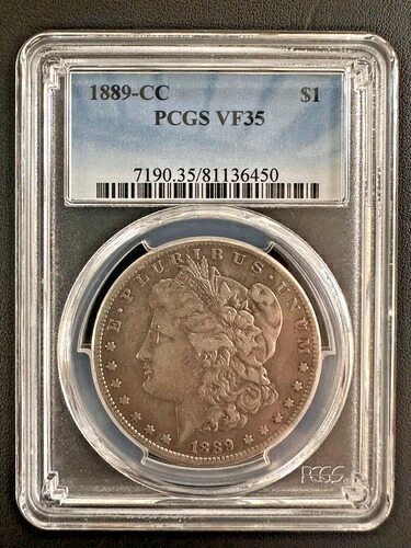 1889 CC 1ドル モルガン ダラー PCGS VF35 コイン｜WORLD RESOURCE【QUEEN店】